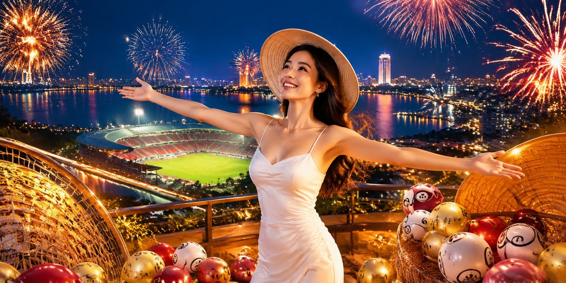 Người chơi Hà Nội tham gia xổ số trực tuyến với chiếc nón lá truyền thống